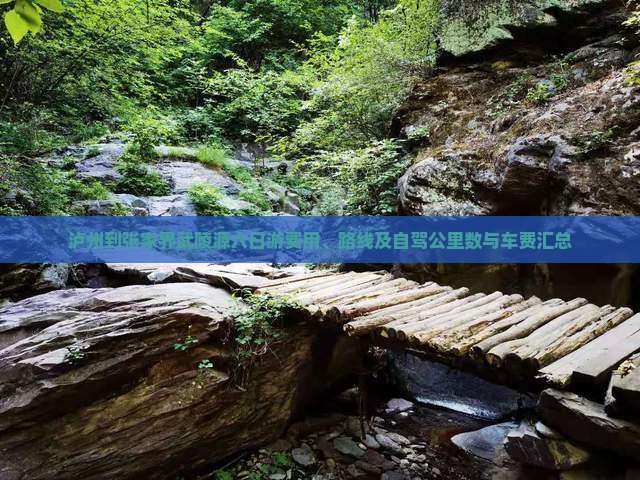 泸州到张家界武陵源六日游费用、路线及自驾公里数与车费汇总