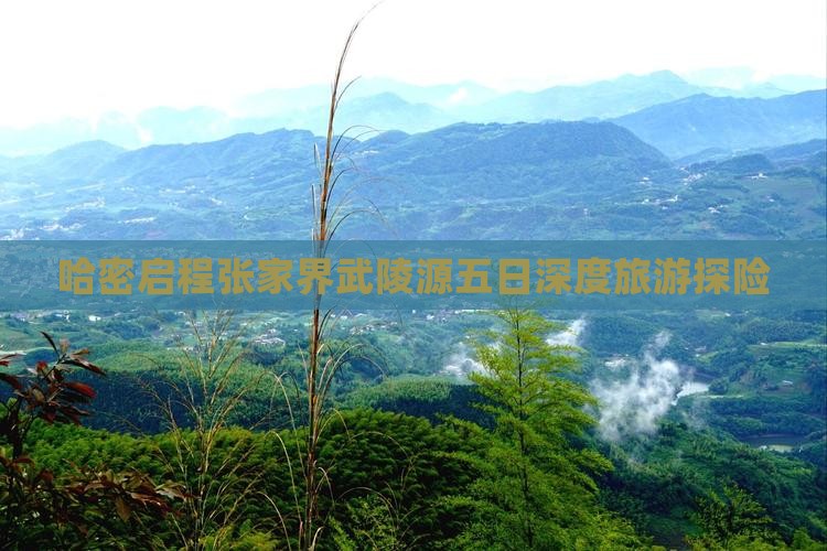 哈密启程张家界武陵源五日深度旅游探险