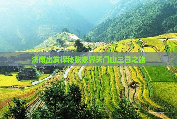 济南出发探秘张家界天门山三日之旅