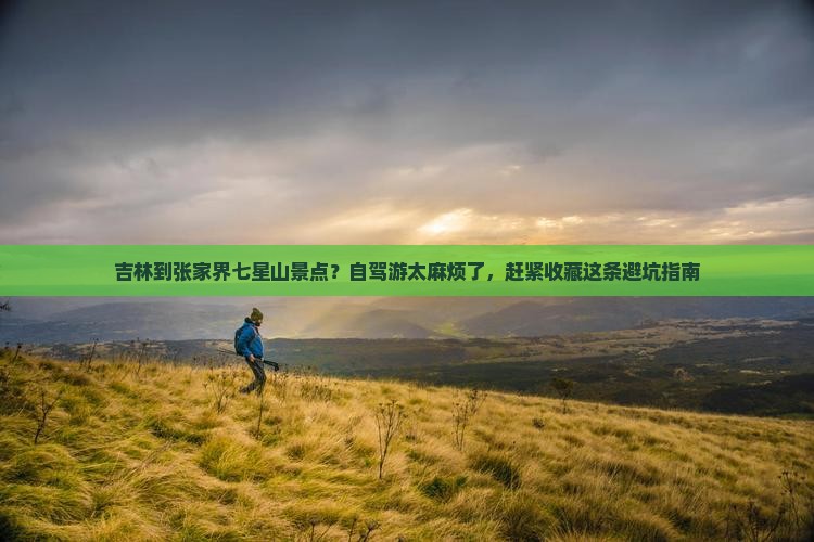 吉林到张家界七星山景点？自驾游太麻烦了，赶紧收藏这条避坑指南