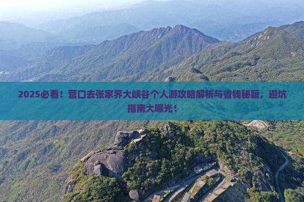 营口去张家界大峡谷个人游