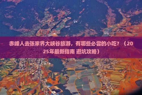 赤峰去张家界大峡谷旅游小吃