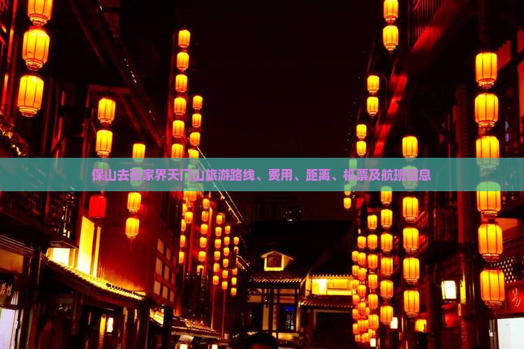 保山去张家界天门山旅游