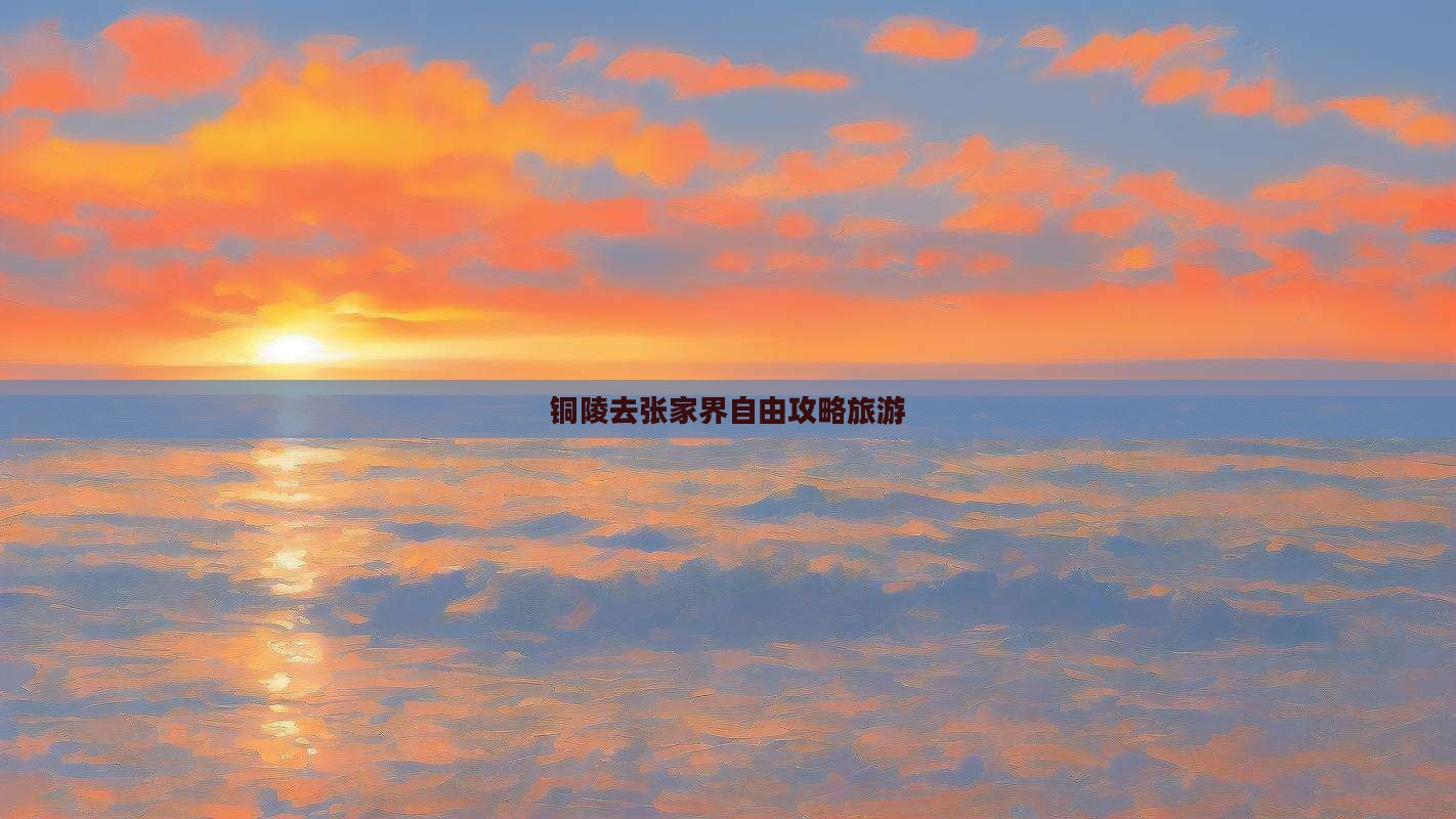 铜陵去张家界自由团