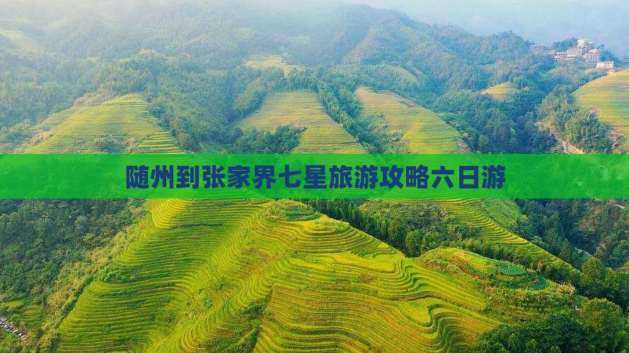 随州到张家界七星山六日游