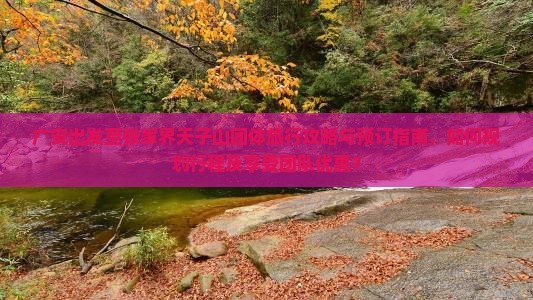 广安出发至张家界天子山团体旅行攻略与预订指南，如何规划行程及享受团队优惠？