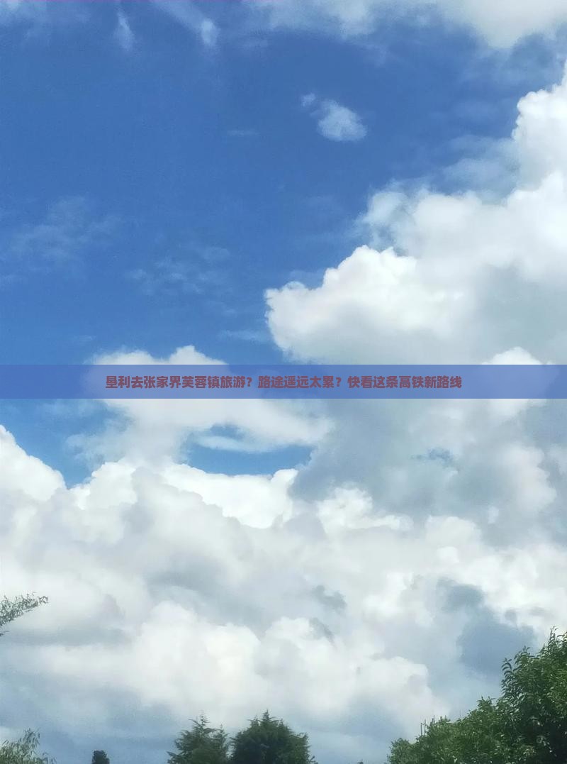 垦利去张家界芙蓉镇旅游？路途遥远太累？快看这条高铁新路线