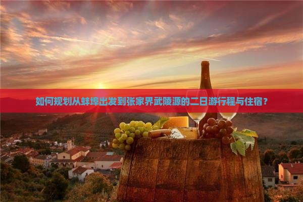 如何规划从蚌埠出发到张家界武陵源的二日游行程与住宿？