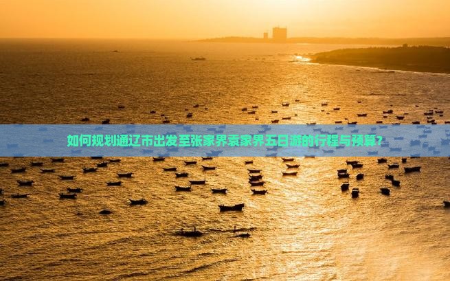 如何规划通辽市出发至张家界袁家界五日游的行程与预算？