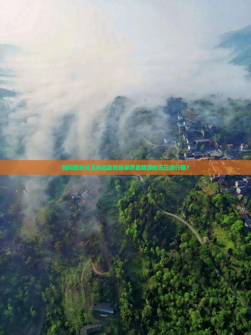如何规划从玉林出发到张家界武陵源的五日游行程？