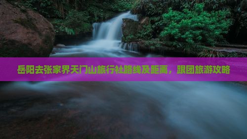 岳阳去张家界天门山旅行社路线及距离，跟团旅游攻略