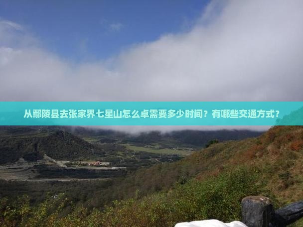 从鄢陵县去张家界七星山怎么卓需要多少时间？有哪些交通方式？