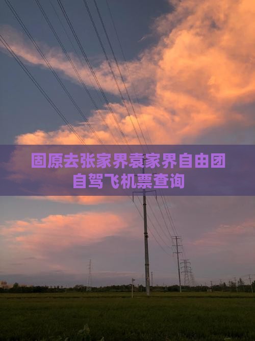 固原去张家界袁家界自由团自驾飞机票查询