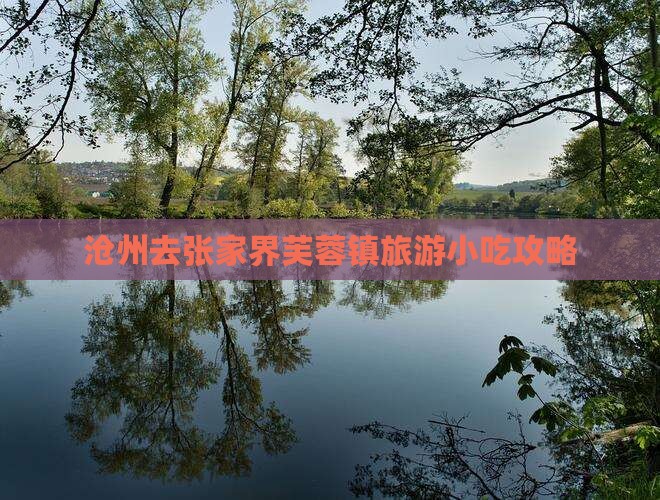 沧州去张家界芙蓉镇旅游小吃攻略