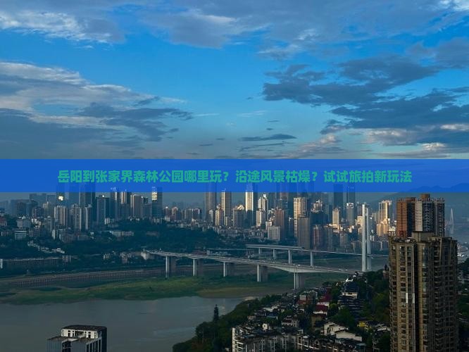 岳阳到张家界森林公园哪里玩？沿途风景枯燥？试试旅拍新玩法