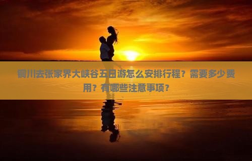 铜川去张家界大峡谷五日游怎么安排行程？需要多少费用？有哪些注意事项？