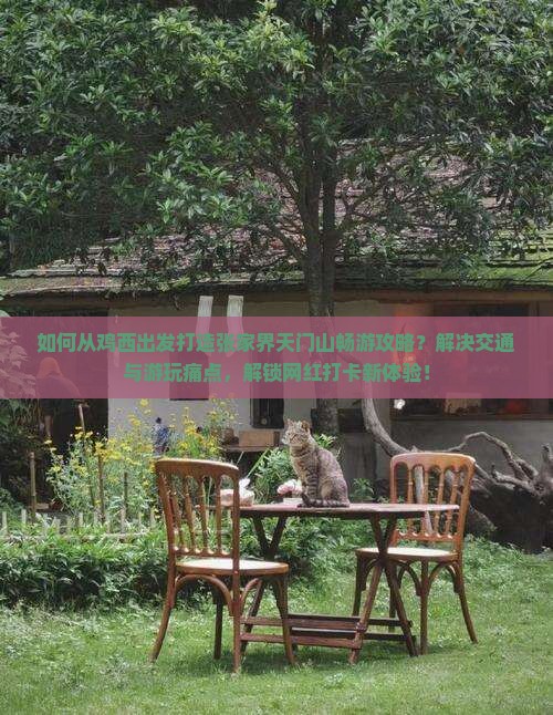 如何从鸡西出发打造张家界天门山畅游攻略？解决交通与游玩痛点，解锁网红打卡新体验！