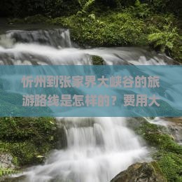 忻州到张家界大峡谷的旅游路线是怎样的？费用大概需要多少？