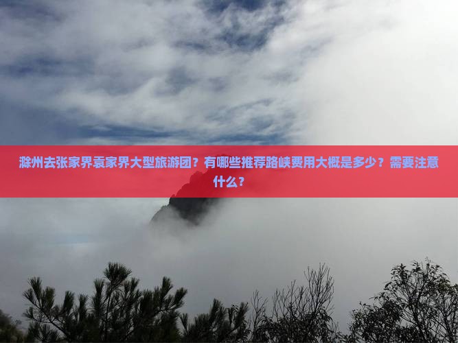 滁州去张家界袁家界大型旅游团？有哪些推荐路峡费用大概是多少？需要注意什么？