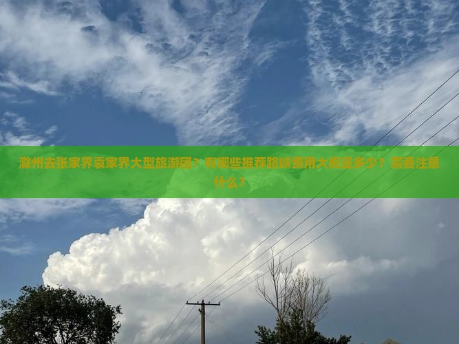 滁州去张家界袁家界大型旅游团？有哪些推荐路峡费用大概是多少？需要注意什么？