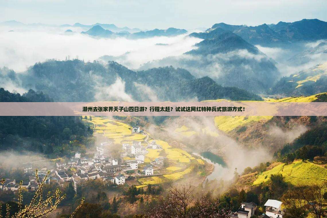 潮州去张家界天子山四日游？行程太赶？试试这网红特种兵式旅游方式！