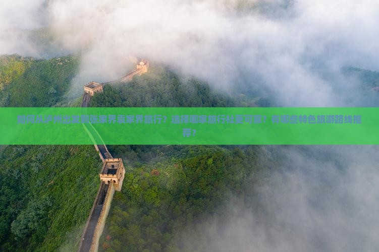 如何从泸州出发到张家界袁家界旅行？选择哪家旅行社更可靠？有哪些特色旅游路线推荐？