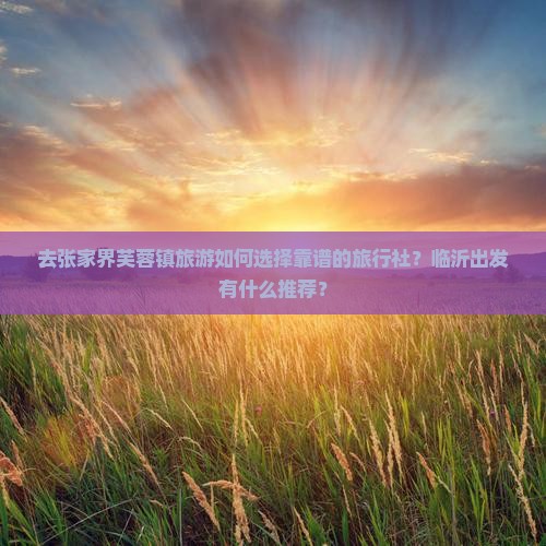 去张家界芙蓉镇旅游如何选择靠谱的旅行社？临沂出发有什么推荐？