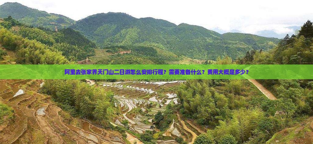 阿里去张家界天门山二日游怎么安排行程？需要准备什么？费用大概是多少？