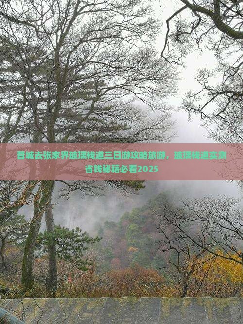 晋城去张家界玻璃栈道三日游