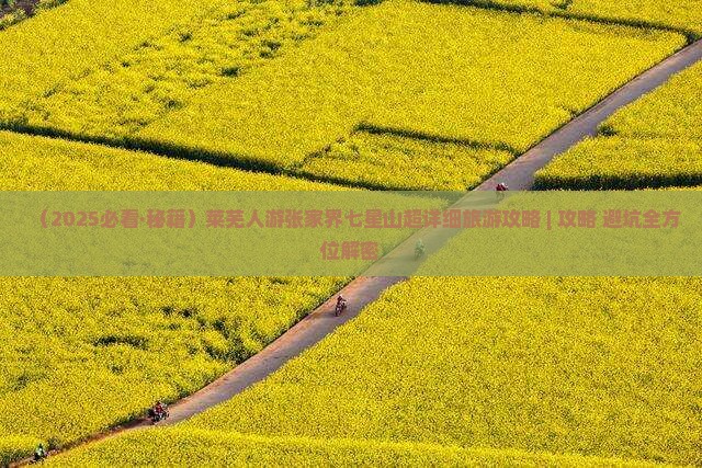 莱芜去张家界七星山景点