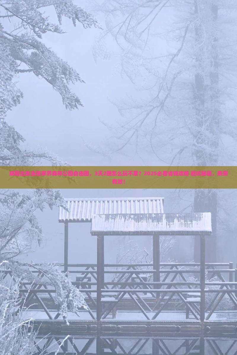 咸阳去张家界森林公园自由团