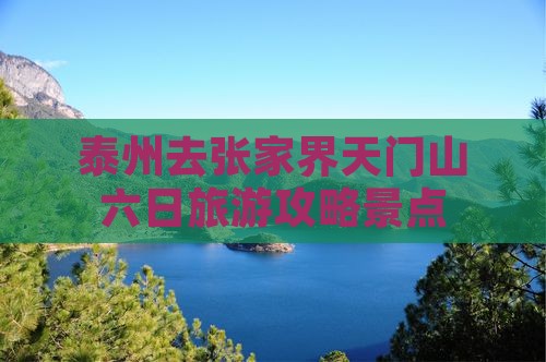 泰州去张家界天门山六日游