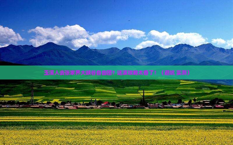 玉溪去张家界大峡谷自由团