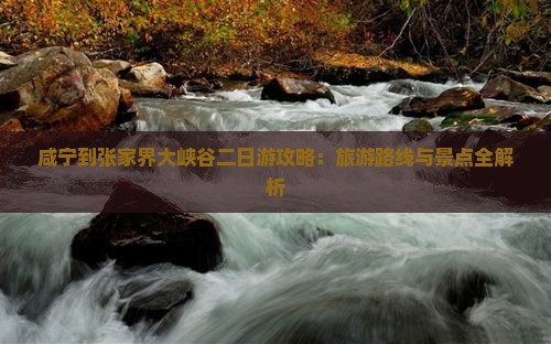 咸宁到张家界大峡谷二日游