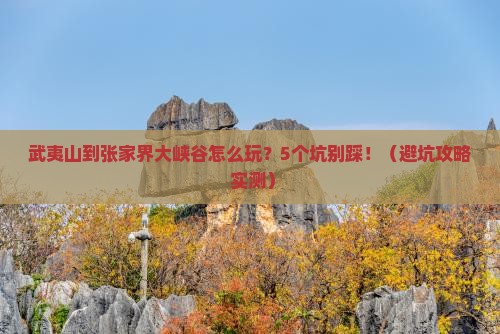 武夷山到张家界大峡谷旅行社