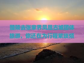 醴陵去张家界凤凰古城团体旅游