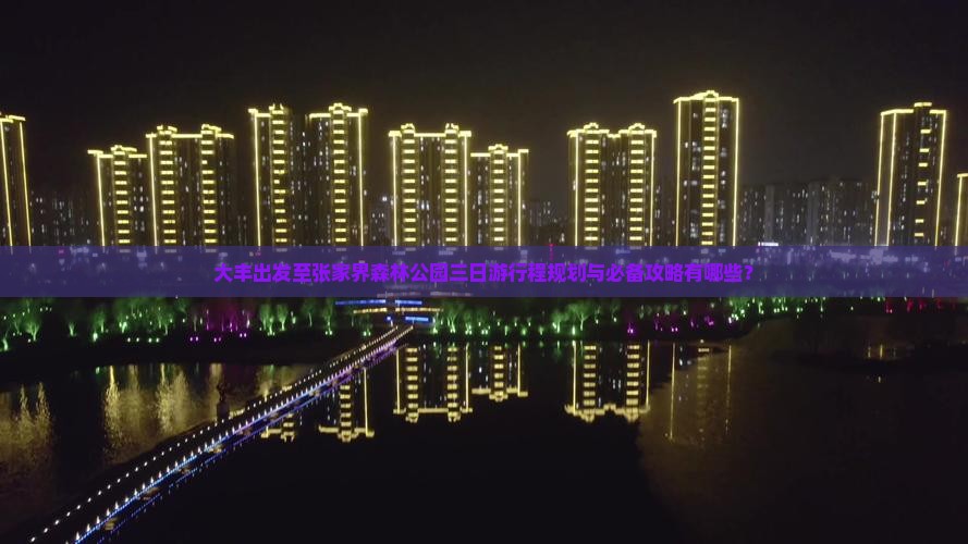 大丰出发至张家界森林公园三日游行程规划与必备攻略有哪些？