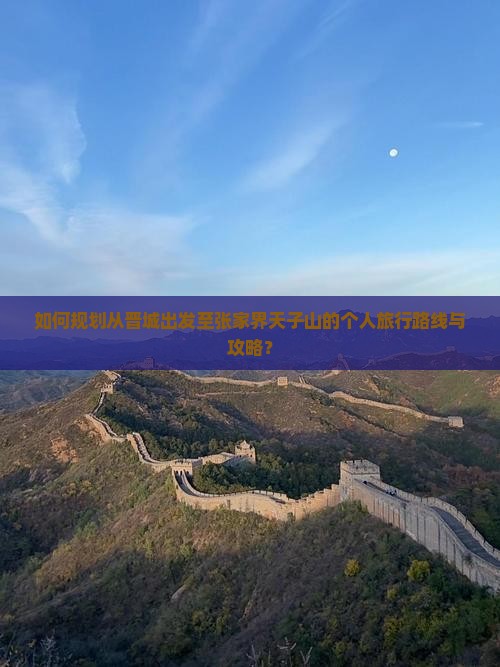 如何规划从晋城出发至张家界天子山的个人旅行路线与攻略？