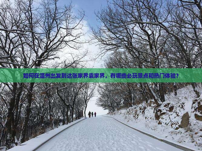 如何在温州出发到达张家界袁家界，有哪些必玩景点和热门体验？