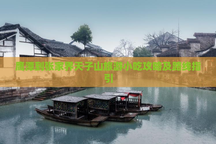 鹰潭到张家界天子山旅游小吃攻略及路线指引