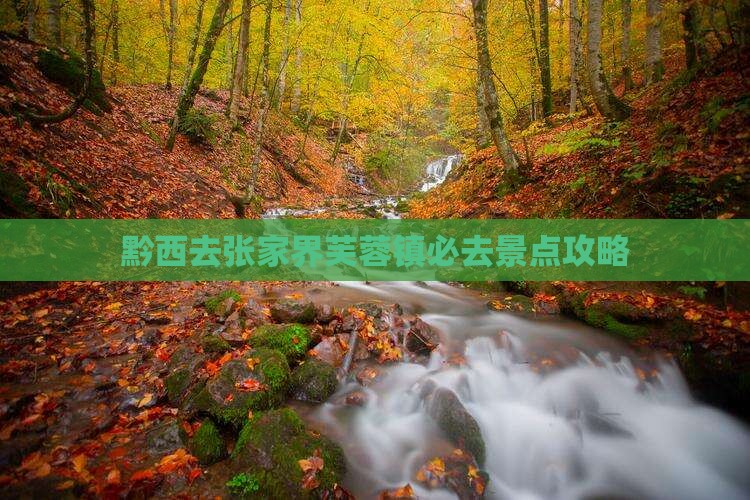 黔西南去张家界芙蓉镇必去地
