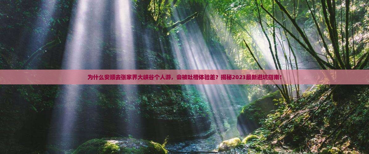 安顺去张家界大峡谷个人游