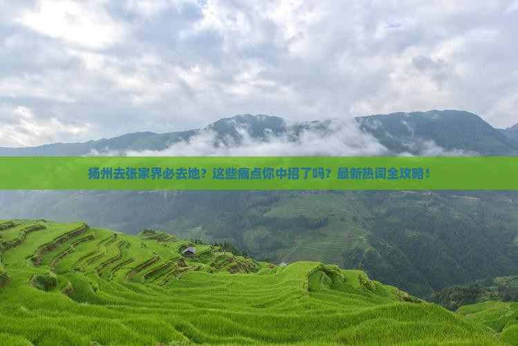 扬州去张家界必去地