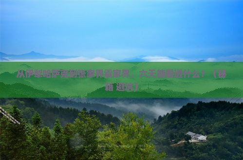伊犁哈萨克到张家界袁家界六日游