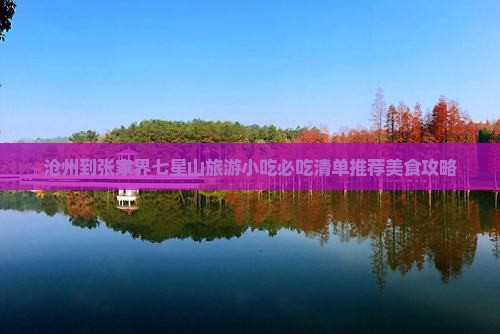 沧州到张家界七星山旅游小吃