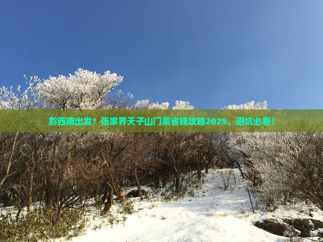 黔西南到张家界天子山门票