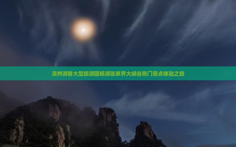 滨州游客大型旅游团畅游张家界大峡谷热门景点体验之旅