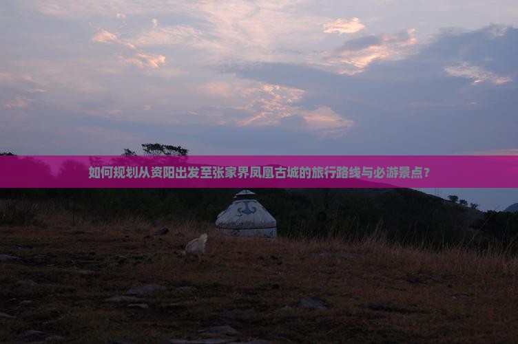 如何规划从资阳出发至张家界凤凰古城的旅行路线与必游景点？