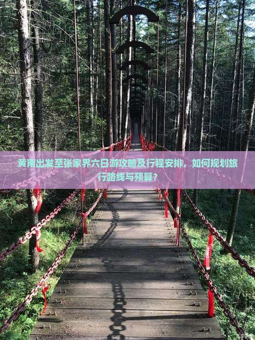 黄南出发至张家界六日游攻略及行程安排，如何规划旅行路线与预算？