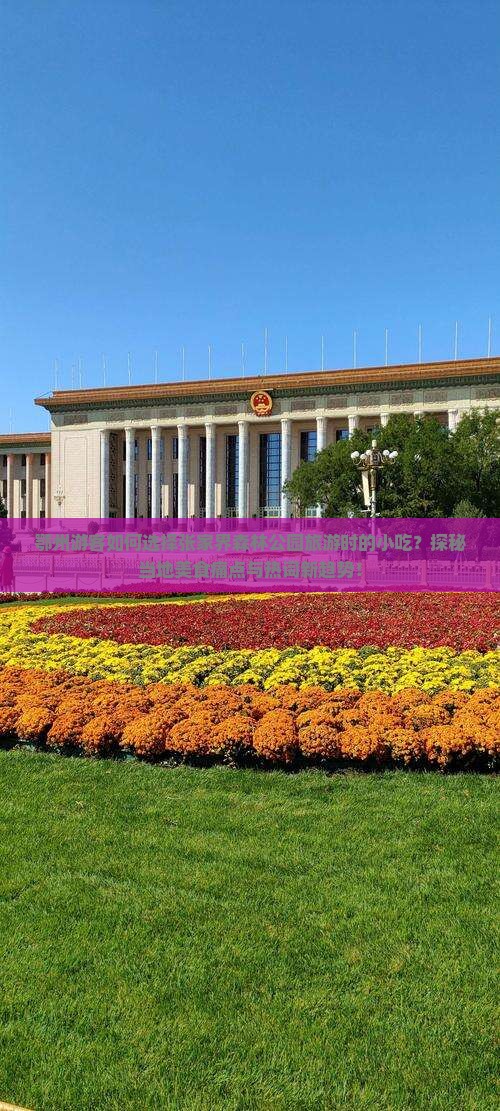 鄂州游客如何选择张家界森林公园旅游时的小吃？探秘当地美食痛点与热词新趋势！